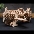 Ugears Mechanisches 3D-Holzpuzzle Mad Hornet Flugzeug