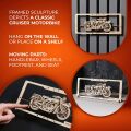 Ugears Mechanisches 2.5D-Holzpuzzle India Moto