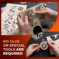 Ugears Mechanisches 2.5D-Holzpuzzle India Moto