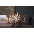 Ugears 3D mechanisches Holzpuzzle Mini-Doppeldecker