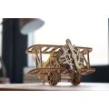 Ugears 3D mechanisches Holzpuzzle Mini-Doppeldecker