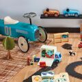 Vilac Vintage Rutscherauto aus Metall hellblau