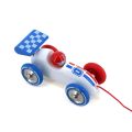 Vilac Dragster weiß mit blauem Flügel