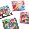 Vilac Holzpuzzle Goldlöckchen 4 in 1