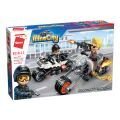 Qman Mine City Police W11011-3 Modifizierte Motorräder