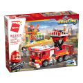 Qman Mine City Fire Line W12013 Tankwagen-Sprühgerät mit Plattform
