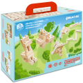 Walachia Construct einfaches Holz-Faltset 46 Teile