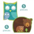 Petit Collage Erstes Puzzle Waldtiere