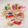 Bigjigs Toys Hausmöbel-Set und Familienfiguren