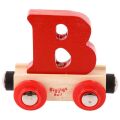 Bigjigs Rail Wagon Holzschienenbahn - Buchstabe B