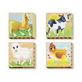 Quercetti Puzzle Tiere auf dem Bauernhof