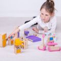 Bigjigs Toys Holzmöbel für Puppenhaus