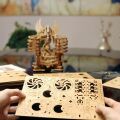 iDventure 3D-Holzpuzzle Kugelbahn Drache