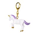 Mojo Springender Einhorn-Schlüsselanhänger lila