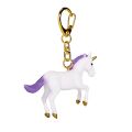 Mojo Springender Einhorn-Schlüsselanhänger lila