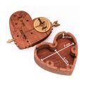 iDventure Puzzle Tresor Herz aus Holz