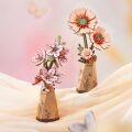 RoboTime 3D-Holzpuzzle Orange Gerbera