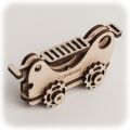 CuteWood 3D Puzzle Feuerwehrauto aus Holz