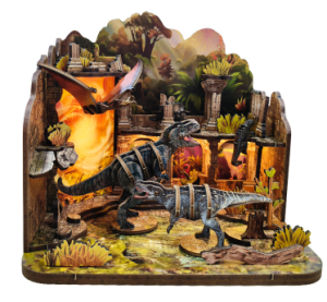 2Kids Toys Miniaturhaus Dinosaurierburg
