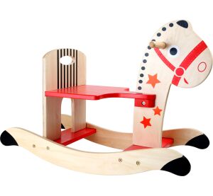 small foot aus Holz Schaukelpferd Stern