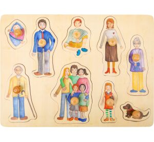 small foot Setzpuzzle Familie und Freunde