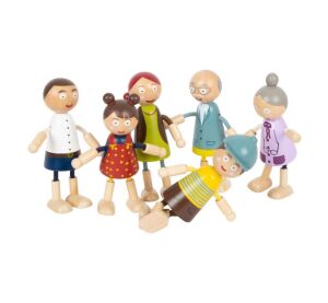 small foot Hölzerne Figuren Familie