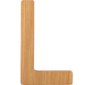 small foot Bamboo Buchstabe L