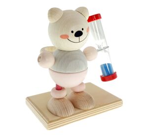 Hess Sanduhr Standteddybär rosa