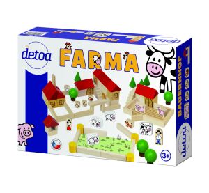 Detoa Holzbaukasten Bauernhof 100 Teile