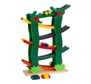 small foot Krokodil-Rennbahn aus Holz
