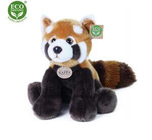 Rappa Plüsch Panda rot stehend 28 cm ECO-FRIENDLY