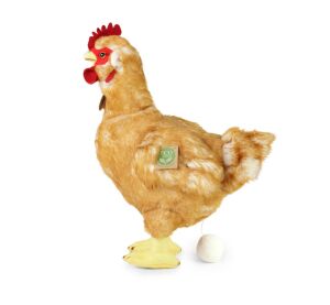Rappa lüsch Stehhuhn 33 cm mit Ei ECO-FRIENDLY