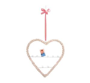 small foot Home Dekoration Weidenherz mit Fotohalter