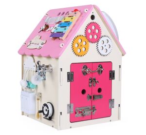 2Kids Toys Activity board Haus rosa