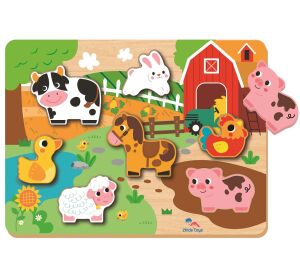 2Kids Toys Setzpuzzle Bauernhof