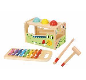 2Kids Toys Klopfspiel und Xylophon Krokodil