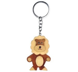 2Kids Toys Großer Schlüsselanhänger aus Holz stehender Löwe