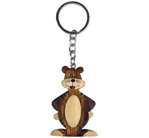 2Kids Toys Großer Schlüsselanhänger aus Holz Tiger