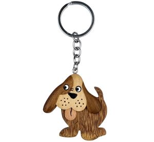 2Kids Toys Großer Schlüsselanhänger aus Holz Hund