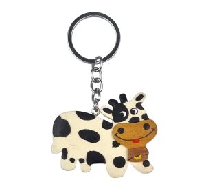 2Kids Toys Großer Schlüsselanhänger aus Holz Kuh