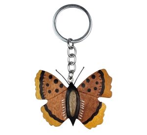 2Kids Toys Großer Schlüsselanhänger aus Holz Schmetterling