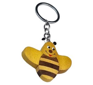 2Kids Toys Großer Schlüsselanhänger aus Holz Biene