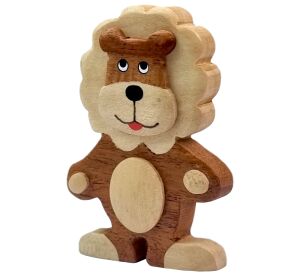 2Kids Toys Großer Holzmagnet stehender Löwe