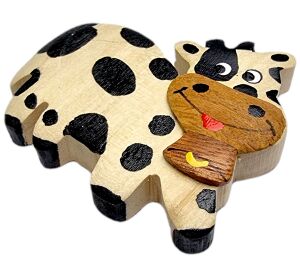 2Kids Toys Großer Holzmagnet Kuh