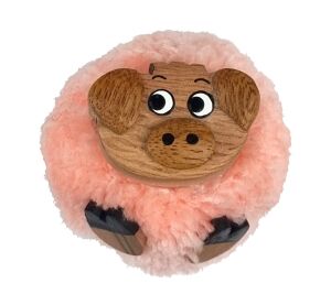 2Kids Toys Großer Holzmagnet mit Pompon Schwein