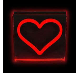 2Kids Toys LED NEON LIGHT Lampe Herz rot