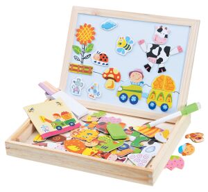 2Kids Toys Magnettafel Bauernhof 102 Teile