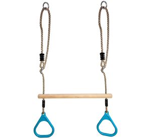 2Kids Toys Turnringe mit Trapez Türkis