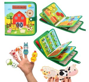 2Kids Toys Sensorisches Beschäftigungsbuch Bauernhof