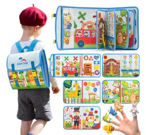 2Kids Toys Sensorisches Beschäftigungsbuch Rucksack
